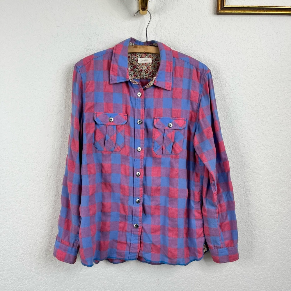Arnold Zimberg Buffalo Plaid Button Down Shirt